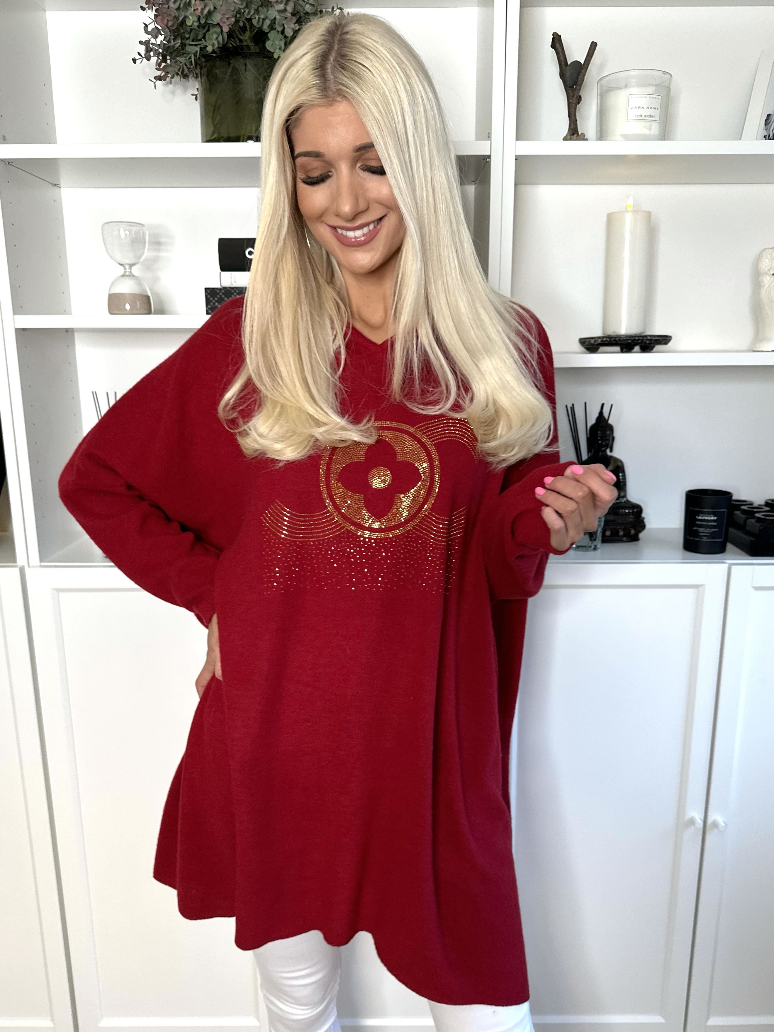 Lilje - Mycket mjuk viskosblus med huva